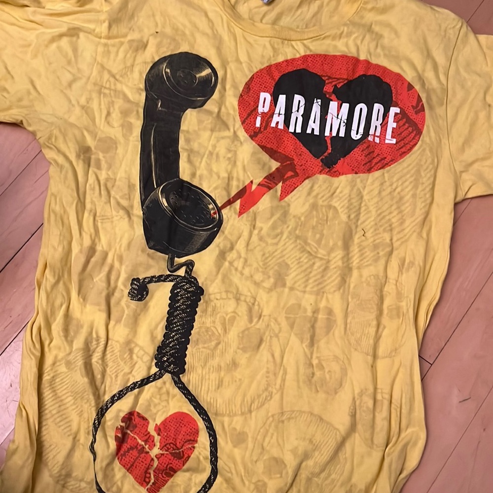 Paramore Yellow Shirt